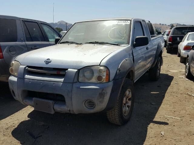 1N6ED26T51C356349 - 2001 NISSAN FRONTIER K SILVER photo 2