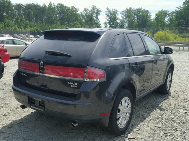 2LMDU88C37BJ20306 - 2007 LINCOLN MKX BLACK photo 4