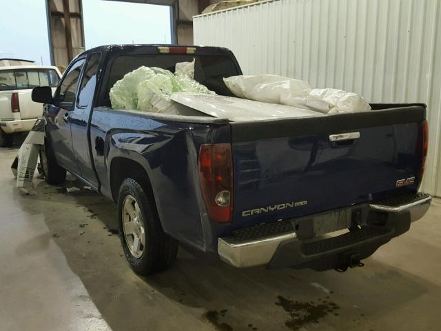 1GTESCDE7A8114071 - 2010 GMC CANYON SLE BLUE photo 3