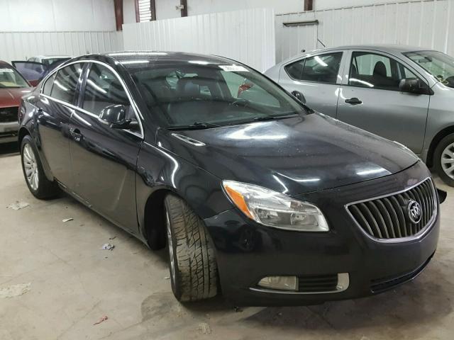 2G4GR5EK4C9122779 - 2012 BUICK REGAL BLACK photo 1