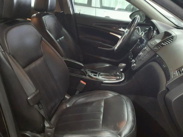 2G4GR5EK4C9122779 - 2012 BUICK REGAL BLACK photo 5