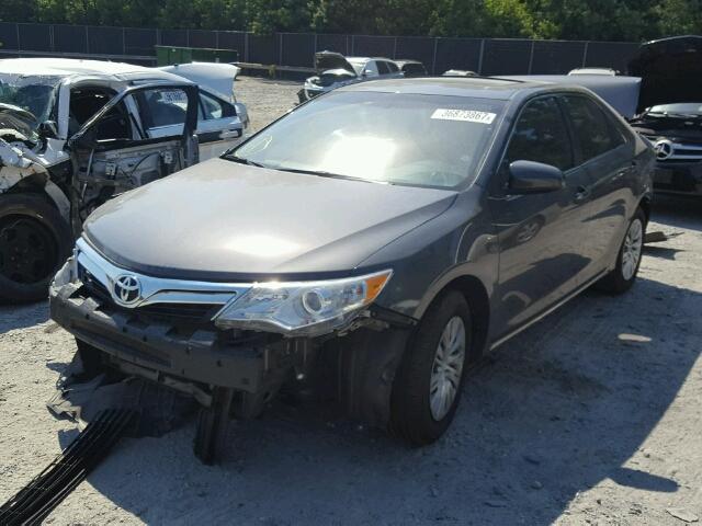 4T4BF1FK6CR272606 - 2012 TOYOTA CAMRY BASE გრაფიტი ფოტო 2