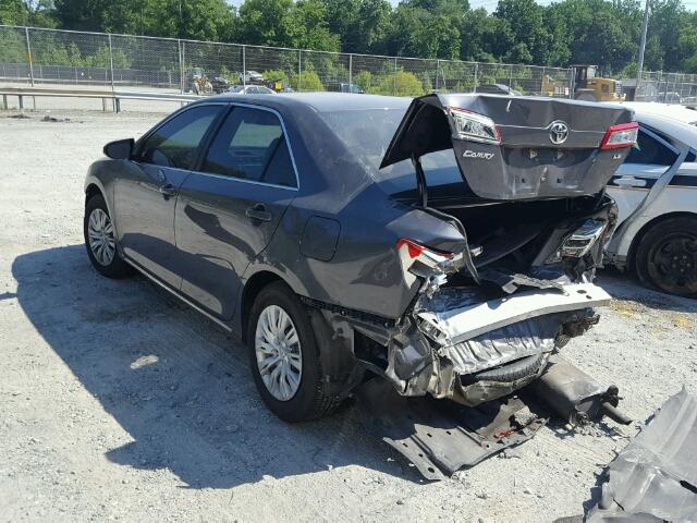 4T4BF1FK6CR272606 - 2012 TOYOTA CAMRY BASE გრაფიტი ფოტო 3