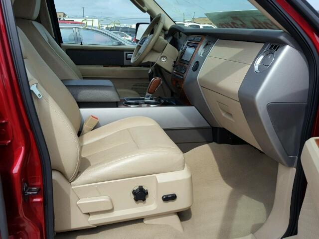 1FMFU17507LA99297 - 2007 FORD EXPEDITION MAROON photo 5