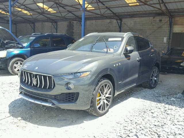 ZN661YUL4JX270589 - 2018 MASERATI LEVANTE S GRAY photo 2