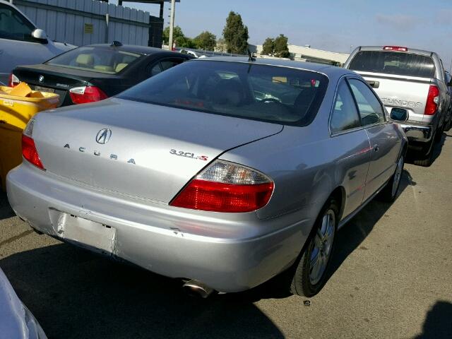 19UYA41723A011293 - 2003 ACURA 3.2CL TYPE SILVER photo 4