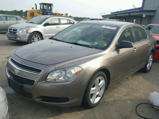 1G1ZA5EUXBF176902 - 2011 CHEVROLET MALIBU LS ნაცრისფერი ფოტო 2