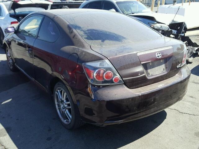 JTKDE167190276349 - 2009 TOYOTA SCION TC 栗色 照片 3