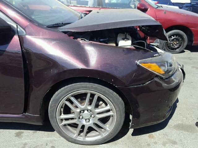 JTKDE167190276349 - 2009 TOYOTA SCION TC 栗色 照片 9