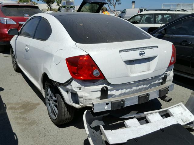 JTKDE177850021447 - 2005 TOYOTA SCION TC 白色 照片 3