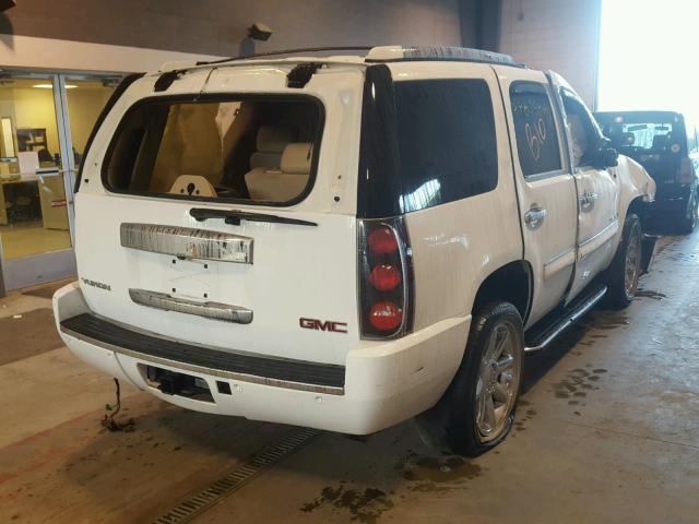 1GKFK63867J247704 - 2007 GMC YUKON DENA WHITE photo 4