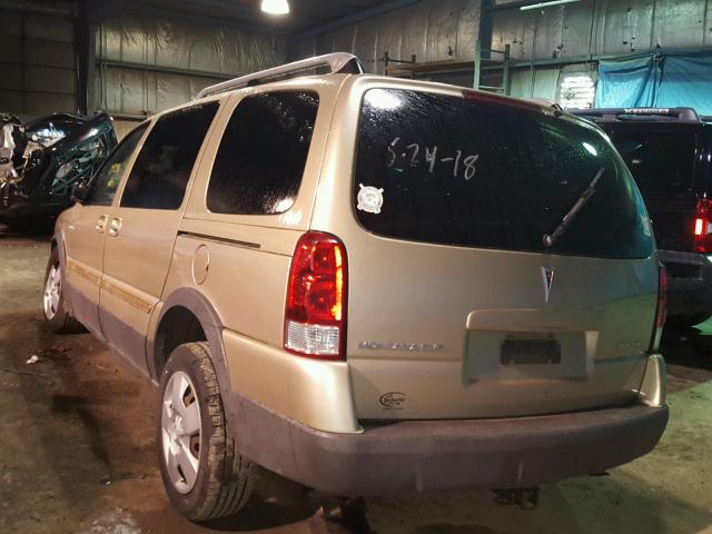 1GMDV33L46D152127 - 2006 PONTIAC MONTANA SV TAN photo 3