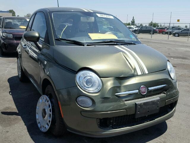 3C3CFFAR0CT203431 - 2012 FIAT 500 POP GREEN photo 1