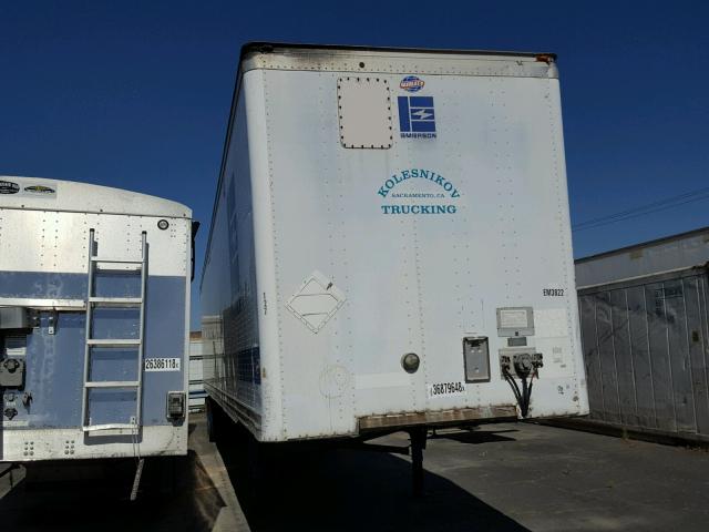 1UYVS25331P553508 - 2001 UTILITY TRAILER WHITE photo 1