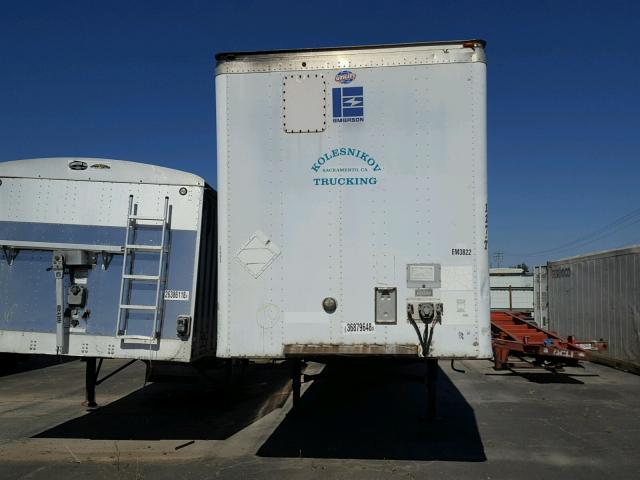 1UYVS25331P553508 - 2001 UTILITY TRAILER WHITE photo 2