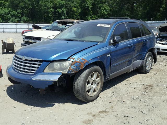 2C8GF68435R293525 - 2005 CHRYSLER PACIFICA T BLUE photo 2