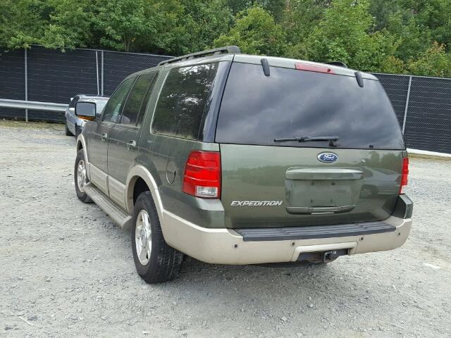 1FMFU18555LA39642 - 2005 FORD EXPEDITION GREEN photo 3