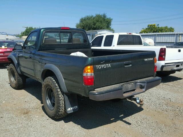 5TEPM62N43Z234712 - 2003 TOYOTA TACOMA GREEN photo 3