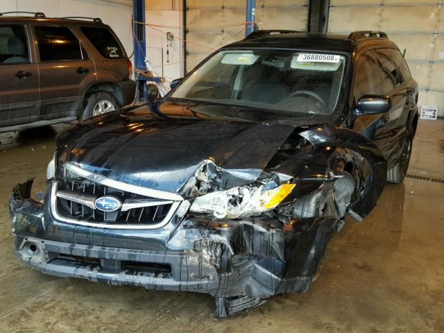 4S4BP60C787354453 - 2008 SUBARU OUTBACK BLACK photo 2