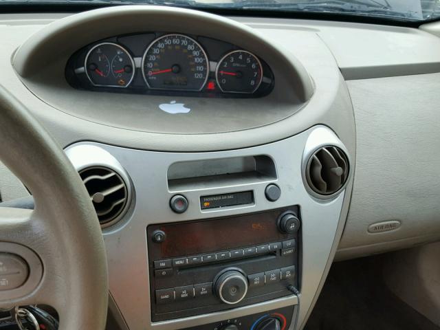 1G8AJ52F25Z110433 - 2005 SATURN ION LEVEL BLACK photo 9