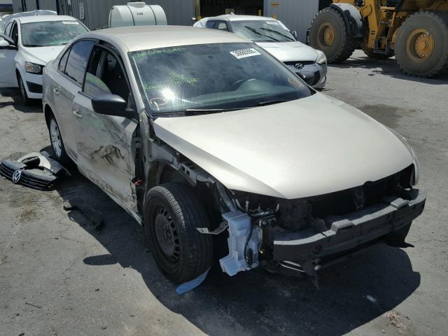 3VW2K7AJ1EM270276 - 2014 VOLKSWAGEN JETTA BASE 棕色 照片 1