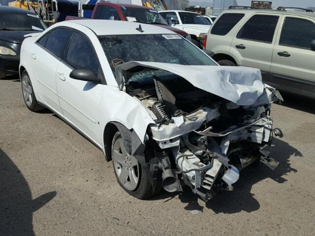 1G2ZG57B594110222 - 2009 PONTIAC G6 WHITE photo 1