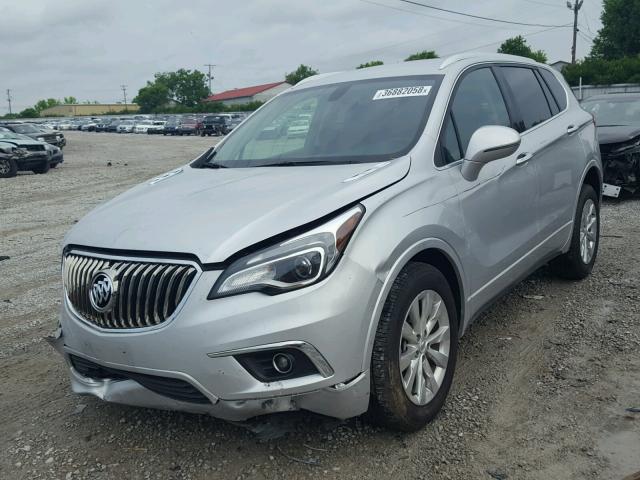 LRBFXDSA8HD114690 - 2017 BUICK ENVISION E SILVER photo 2