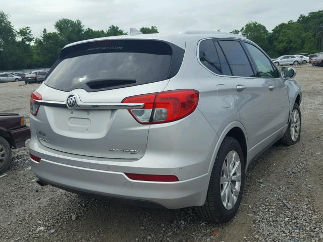 LRBFXDSA8HD114690 - 2017 BUICK ENVISION E SILVER photo 4