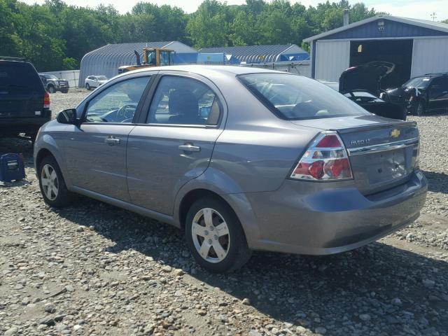 KL1TD5DE3BB231140 - 2011 CHEVROLET AVEO LS 灰色 照片 3