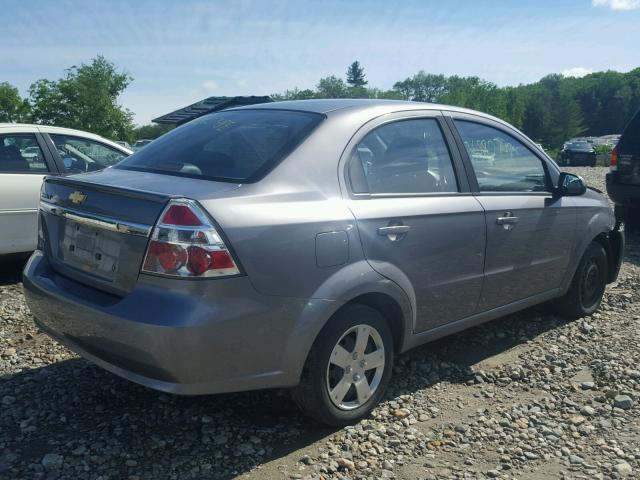 KL1TD5DE3BB231140 - 2011 CHEVROLET AVEO LS 灰色 照片 4