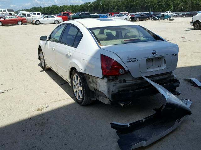 1N4BA41E75C837248 - 2005 NISSAN MAXIMA SE WHITE photo 3