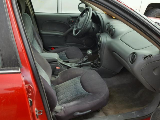 1G2NE52F83C161208 - 2003 PONTIAC GRAND AM S 红色 照片 5
