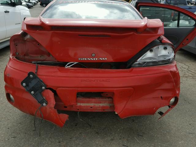 1G2NE52F83C161208 - 2003 PONTIAC GRAND AM S 红色 照片 9
