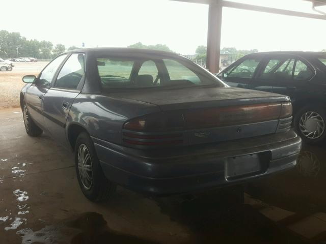 2B3HD46F7SH604736 - 1995 DODGE INTREPID BLUE photo 3