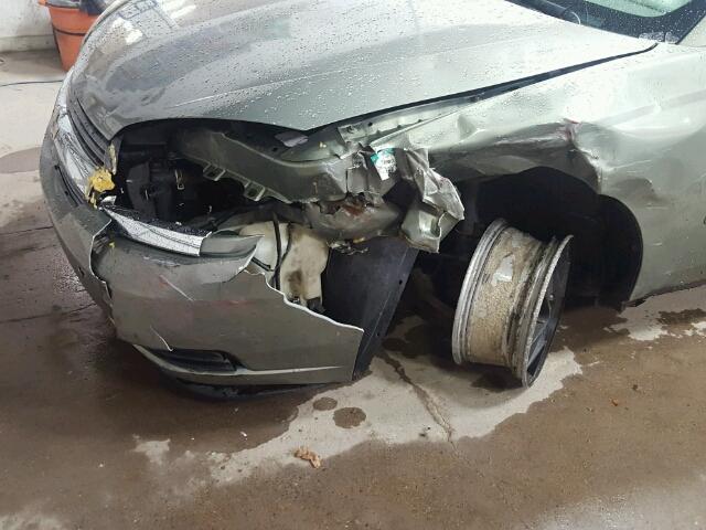 1G1ZT54865F118224 - 2005 CHEVROLET MALIBU LS მწვანე ფოტო 9