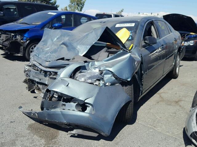 1G1ZG57B29F127830 - 2009 CHEVROLET MALIBU LS 绿色 照片 2