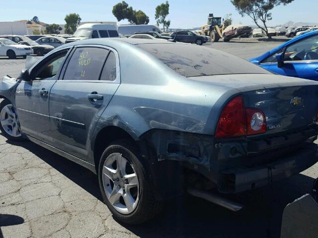 1G1ZG57B29F127830 - 2009 CHEVROLET MALIBU LS 绿色 照片 3