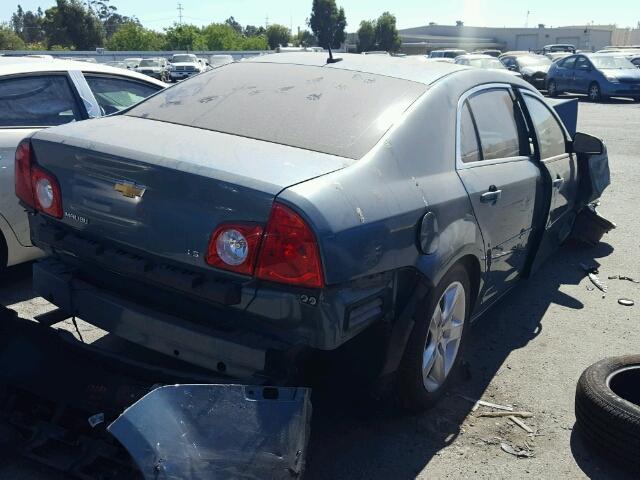 1G1ZG57B29F127830 - 2009 CHEVROLET MALIBU LS 绿色 照片 4