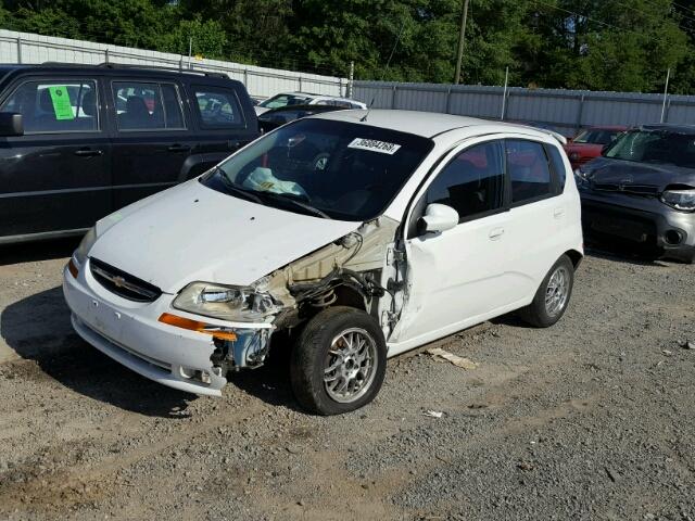 KL1TD666X7B759017 - 2007 CHEVROLET AVEO BASE Ақ фото 2