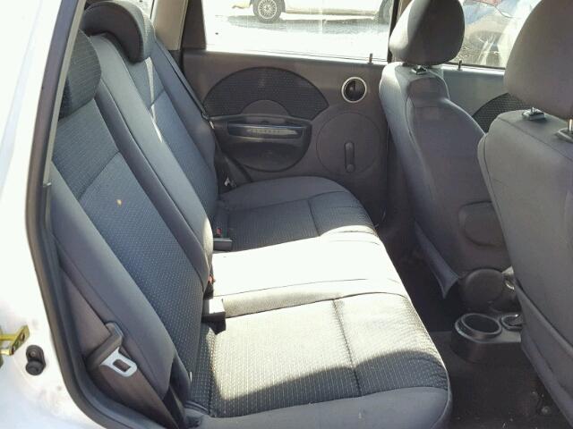 KL1TD666X7B759017 - 2007 CHEVROLET AVEO BASE Ақ фото 6