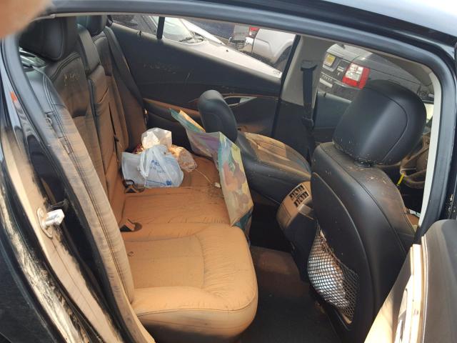 1G4GJ5G37CF290680 - 2012 BUICK LACROSSE T BLACK photo 6