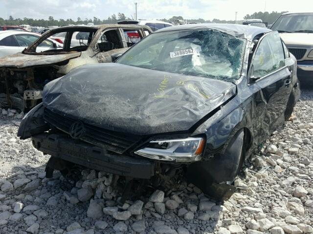 3VW2K7AJ4EM327859 - 2014 VOLKSWAGEN JETTA BASE Սև լուսանկար 2