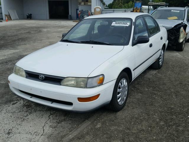 1NXAE09E3PZ065122 - 1993 TOYOTA COROLLA LE WHITE photo 2