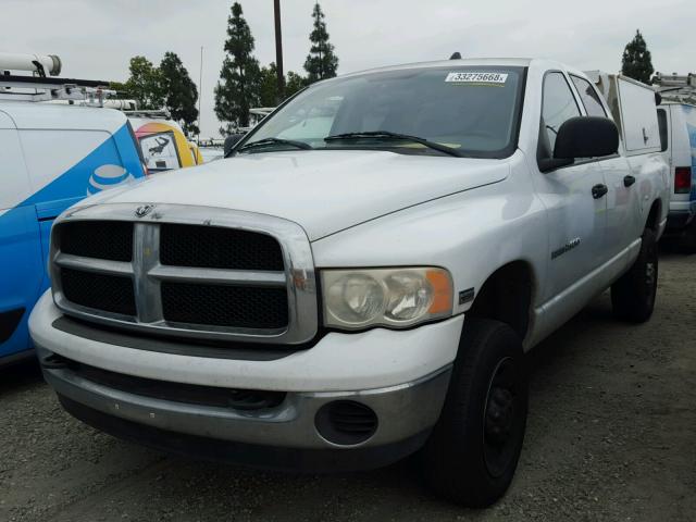 3D7KU28DX4G245167 - 2004 DODGE RAM 2500 S WHITE photo 2