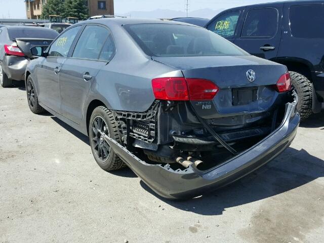 3VW2K7AJ6BM390408 - 2011 VOLKSWAGEN JETTA BASE 石墨色 照片 3