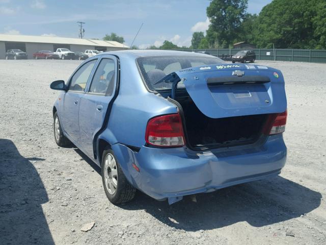 KL1TJ52694B151347 - 2004 CHEVROLET AVEO LS 蓝色 照片 3