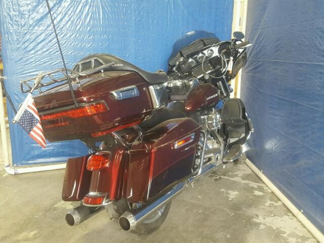 1HD1KEL19EB628052 - 2014 HARLEY-DAVIDSON FLHTK ELEC წითელი ფოტო 4