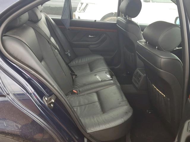 WBADT63411CF10240 - 2001 BMW 530 I AUTO BLUE photo 6