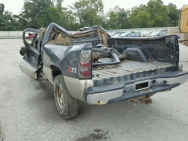 2GCEK19T831339911 - 2003 CHEVROLET SILVERADO GRAY photo 3