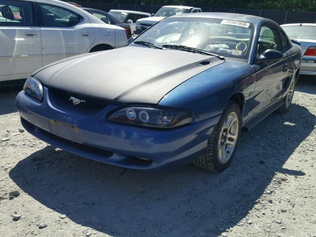 1FAFP42X2WF257857 - 1998 FORD MUSTANG GT BLUE photo 2
